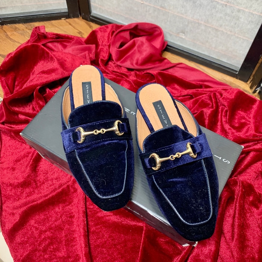 Steven by Steve Madden Velvet Mules